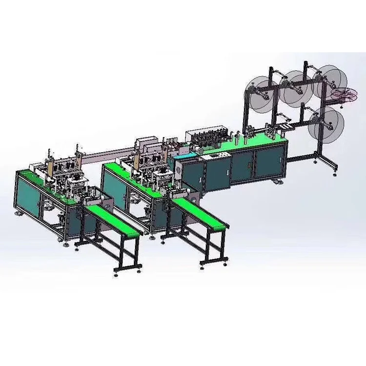 Машина для изготовления защитных масок, Нетканая внутренняя петля для ушей, автоматическая машина для изготовления масок
