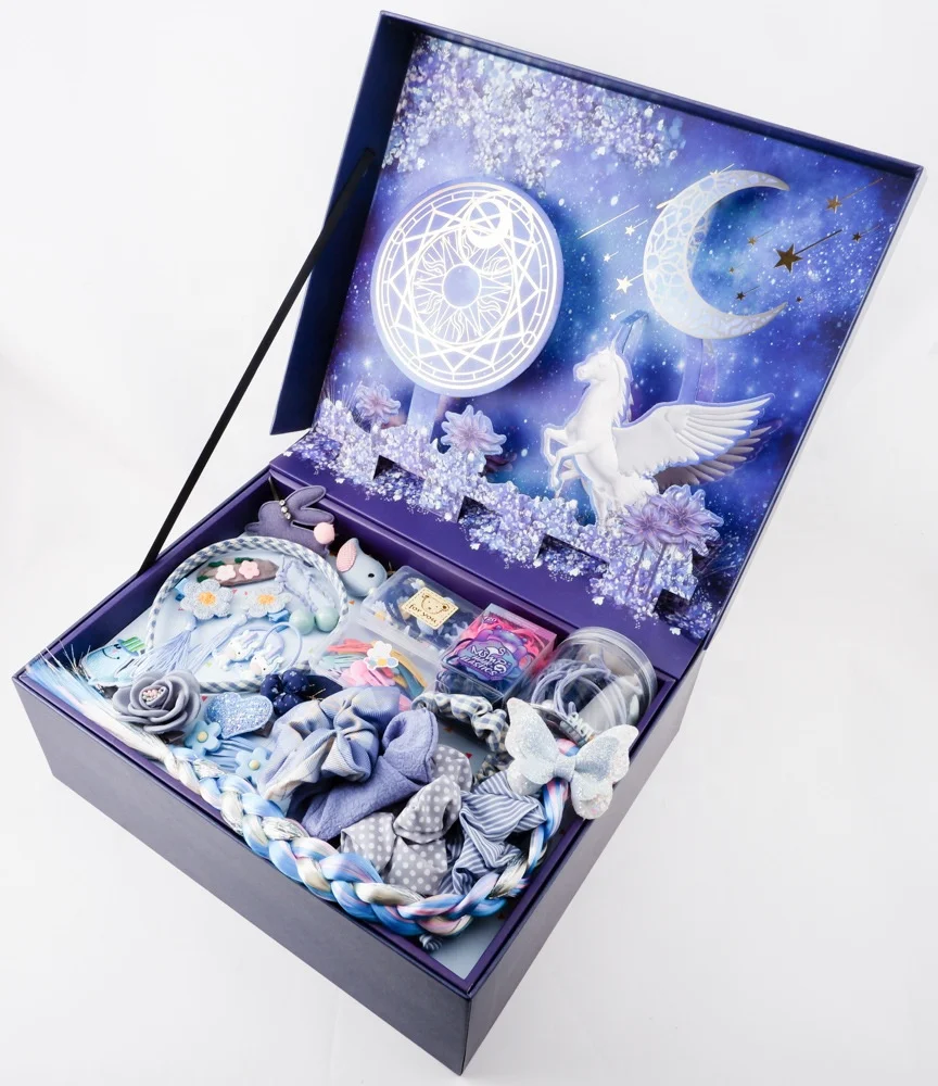 luxury Baby girl Children Hairpin Gift Box Hair Accessories