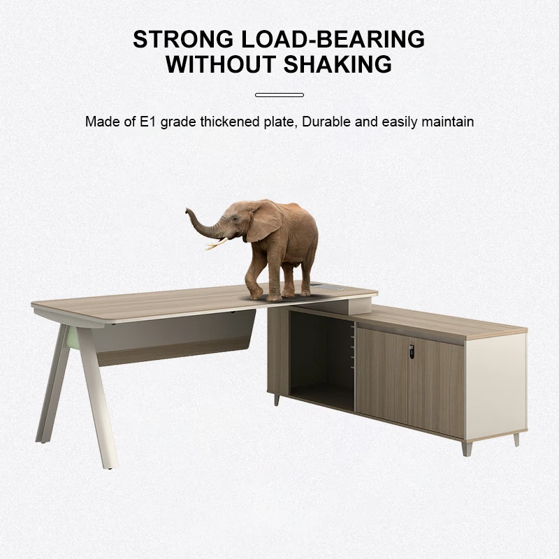 ZITAI wholesale white  commercial office furniture simple ceo luxury modern design executive office desk