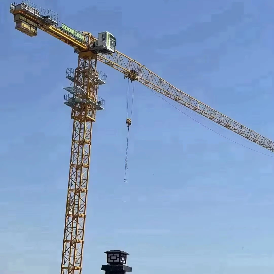 Подержанный строительный башенный кран 6t T6013-6 для оборудования строительных материалов