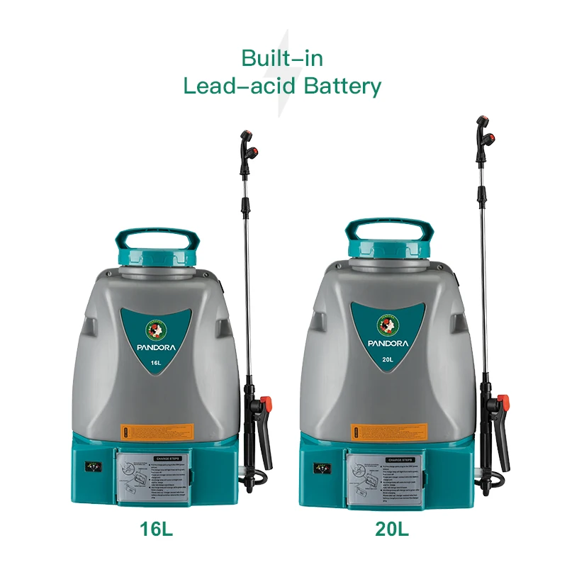 Pandora 16L Backpack Electric Sprayer Lithium Battery PE Plastic Garden Agricultural Fumigation Machine Pump Sprayer Watering