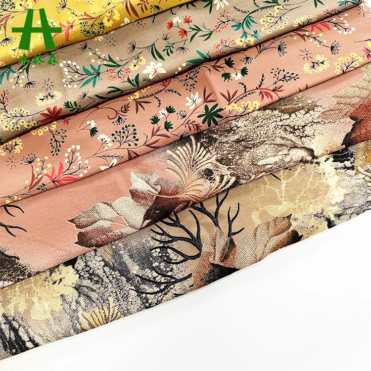 Mulinsen Textile Cheap Price 100% Viscose Discharge Printing Challis 3068 Rayon Fabric