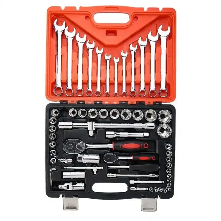 61PCS Car Repair Mechanic Tool Ratchet Torque Wrench Socket Combination Tools Set
