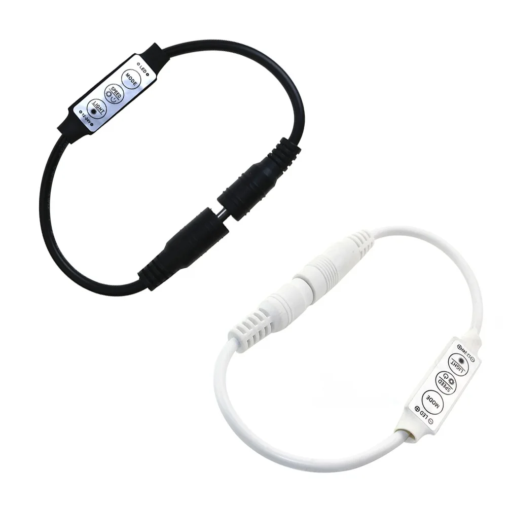 
DC12V-24V 6A 3keys Mini PWM led strip Dimmer 12V with DC Plug 