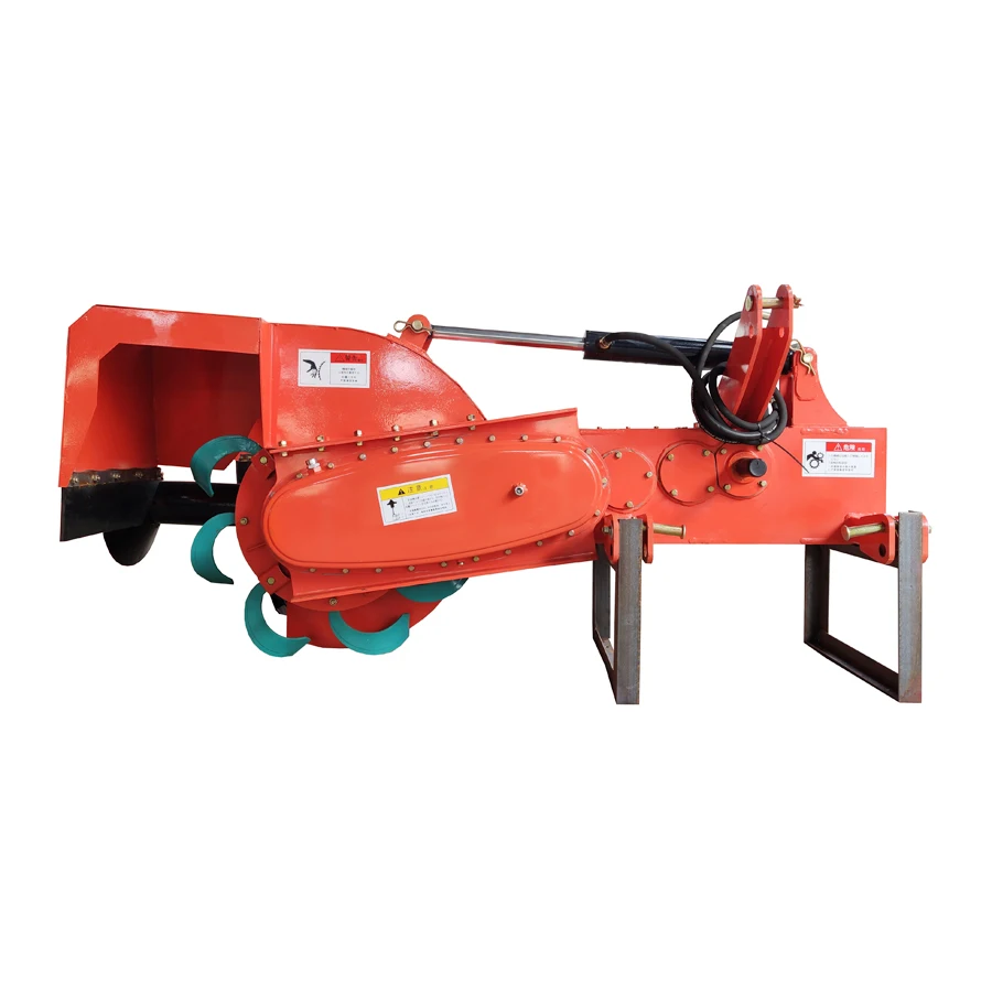 tractor mounted tiller with ridger making