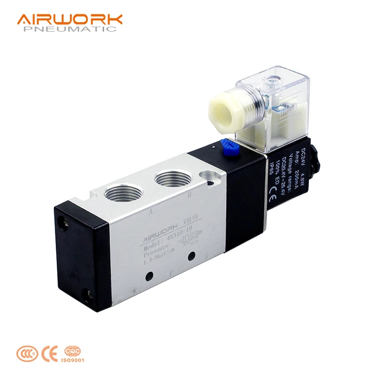 electrical operated directional control 5 2 pneumatic electromagnetic valve solenoid operated