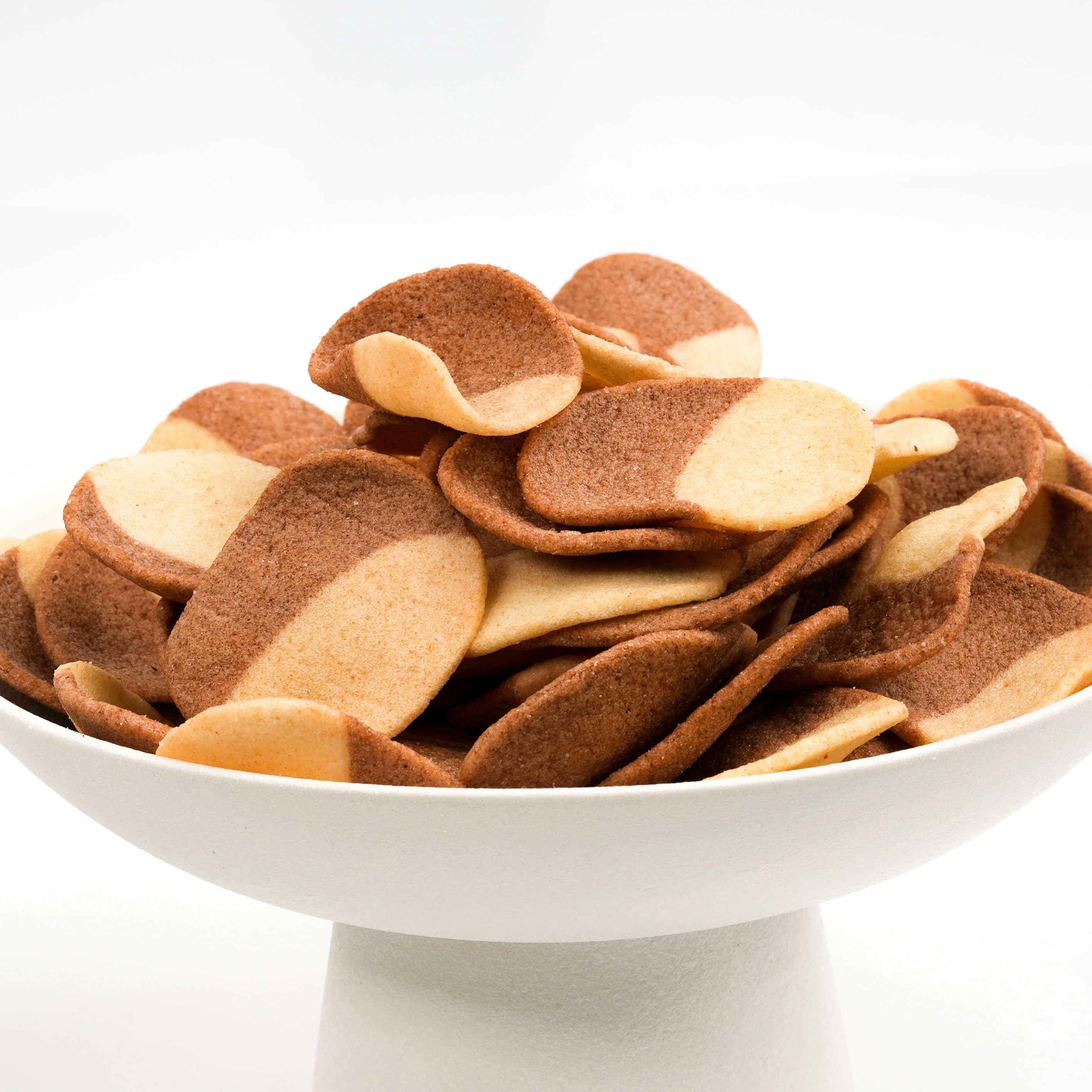 Wholesale Crispy Salty Baked Chips Real Coffee Powder Infused Zero Added Taste Semi-Soft Texture Vegetable Halal Certified