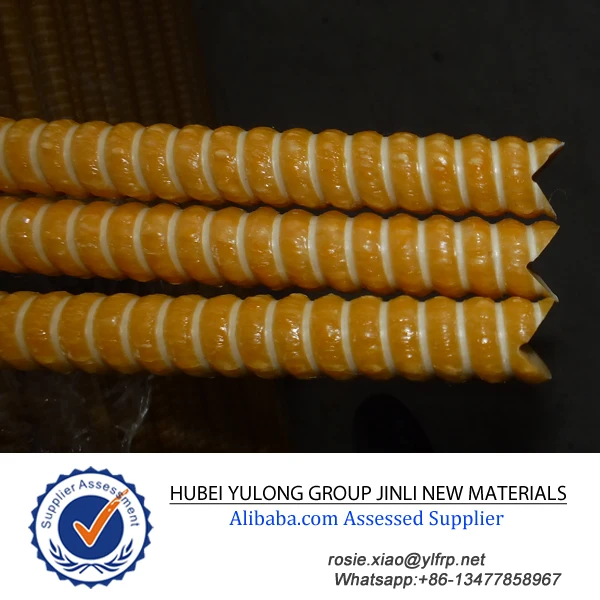 Epoxy resin FRP Fiberglass self Drilling hollow grouting rock bolt