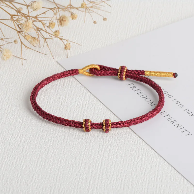 Bohemian Style Fashion Women Men Jewelry Couple Cotton Rope Handmade Woven Friendship Lucky Colorful String Charm Bracelet