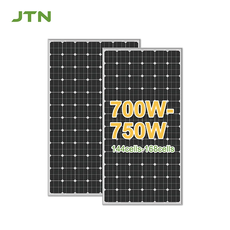 Bifacial solar cell pv panneau solaire 700w 690W 680W 670W solar panels in stock