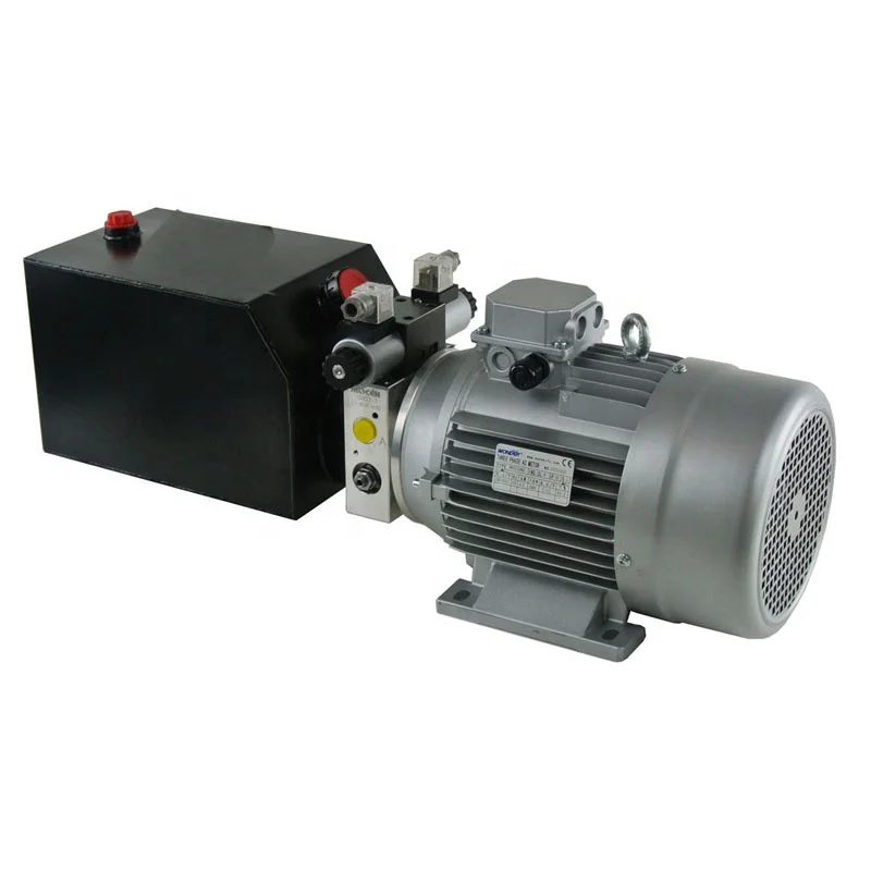 220V 3hp double acting hydraulic power pack unit hydraulic pump