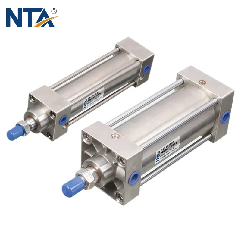 All Stainless Steel Pneumatic Air Cylinders For Cheese Dairy Food Beverage And Chemical Industry