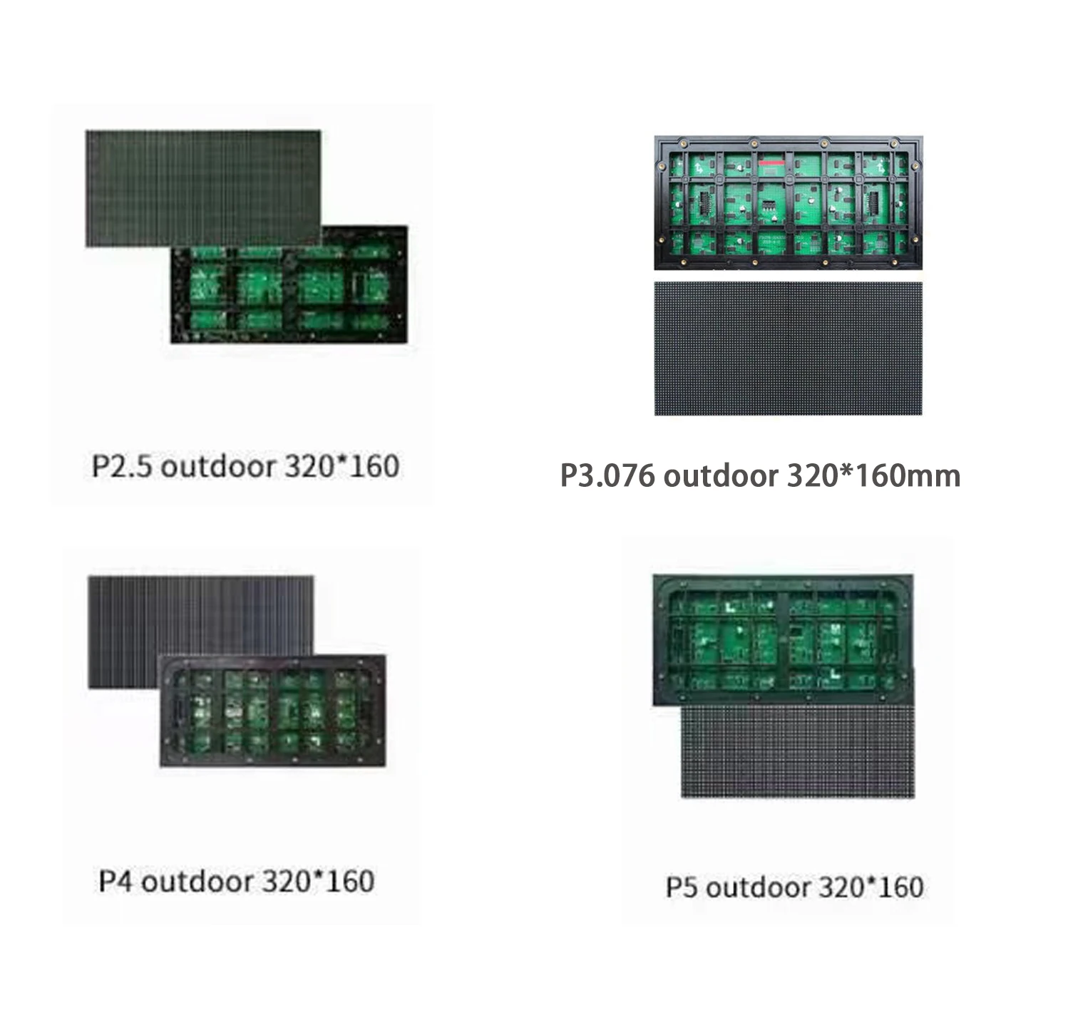 Outdoor P2.5 P3  P4 P5 P6 P8 P10  SMD LED Screen Module High Brightness And Resolution  Waterproof Led Module