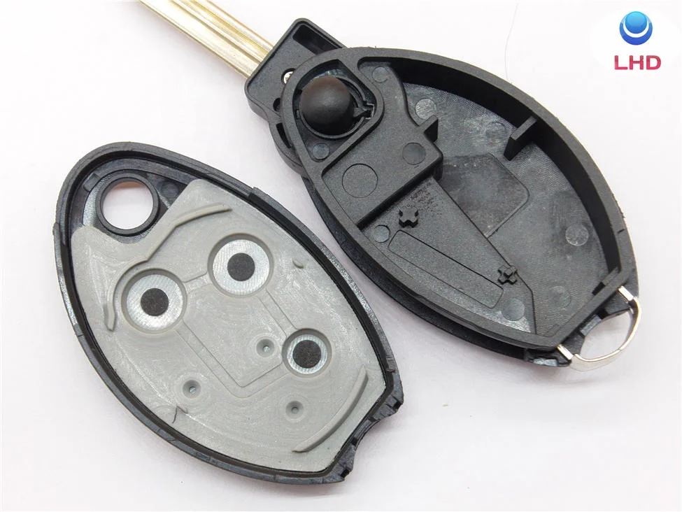 Remote Key Shell Fob Case for Citroen C3 C4 C5 Saxo Xsara Picasso Berlingo 3 Button with Rubber Pad Car Accessories Alarm