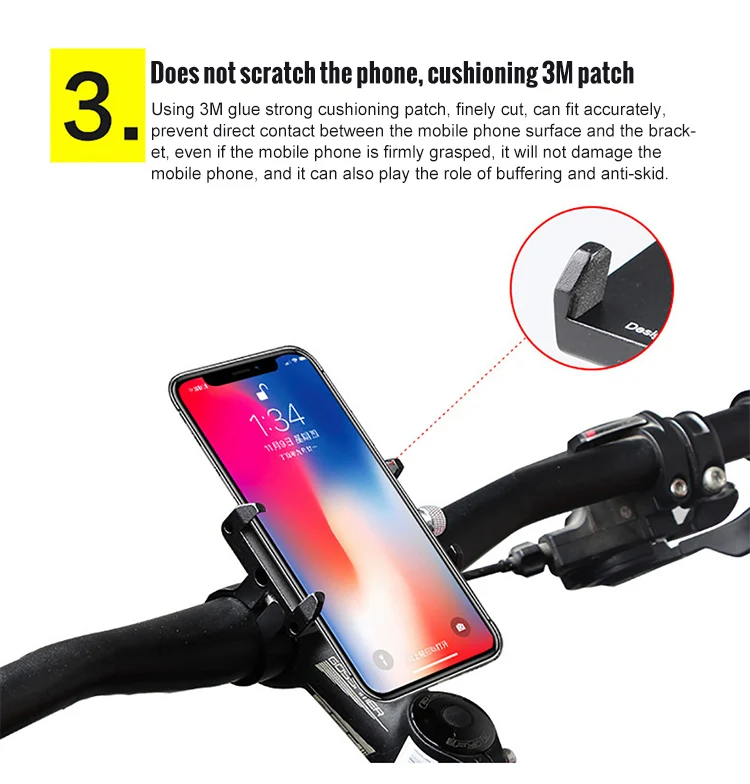 Cell Phone Stand for Angle Height Adjustable Desk Sturdy Aluminum Metal Phone Holder for iPhone
