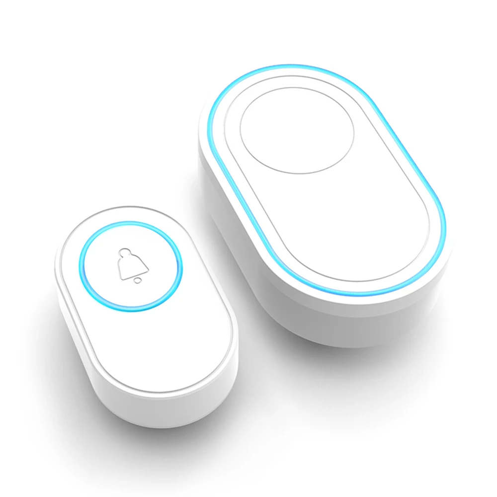 Google Home Голосовое управление WiFi Tuya умный дверной звонок Сигнализация 2 в 1 система безопасности