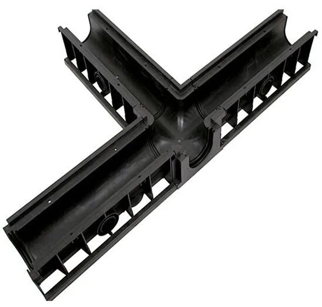 Plastic Drain Trench Pvc Rain Water Floor Stainless Steel Linear Rainwater Ditch Drainage Channel