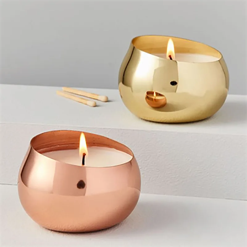 Holiday gift packaging cans mini scented aluminum candle jar aluminum cans professional candle tank manufacturers