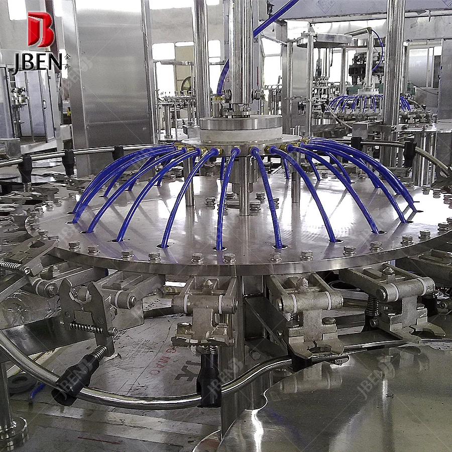 J & Ben 1000-3000BPH full or semi-auto soda/ice cream/chili sauce paste filling automatic machine in china