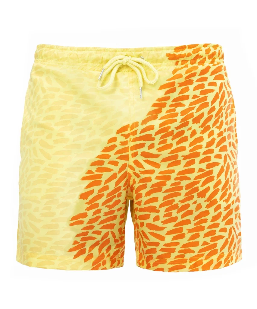 Hot Sale Water Discoloration Swimming Trunks Beach Shorts  Fitness Men Casual Track Shorts Drop ship Wholesale