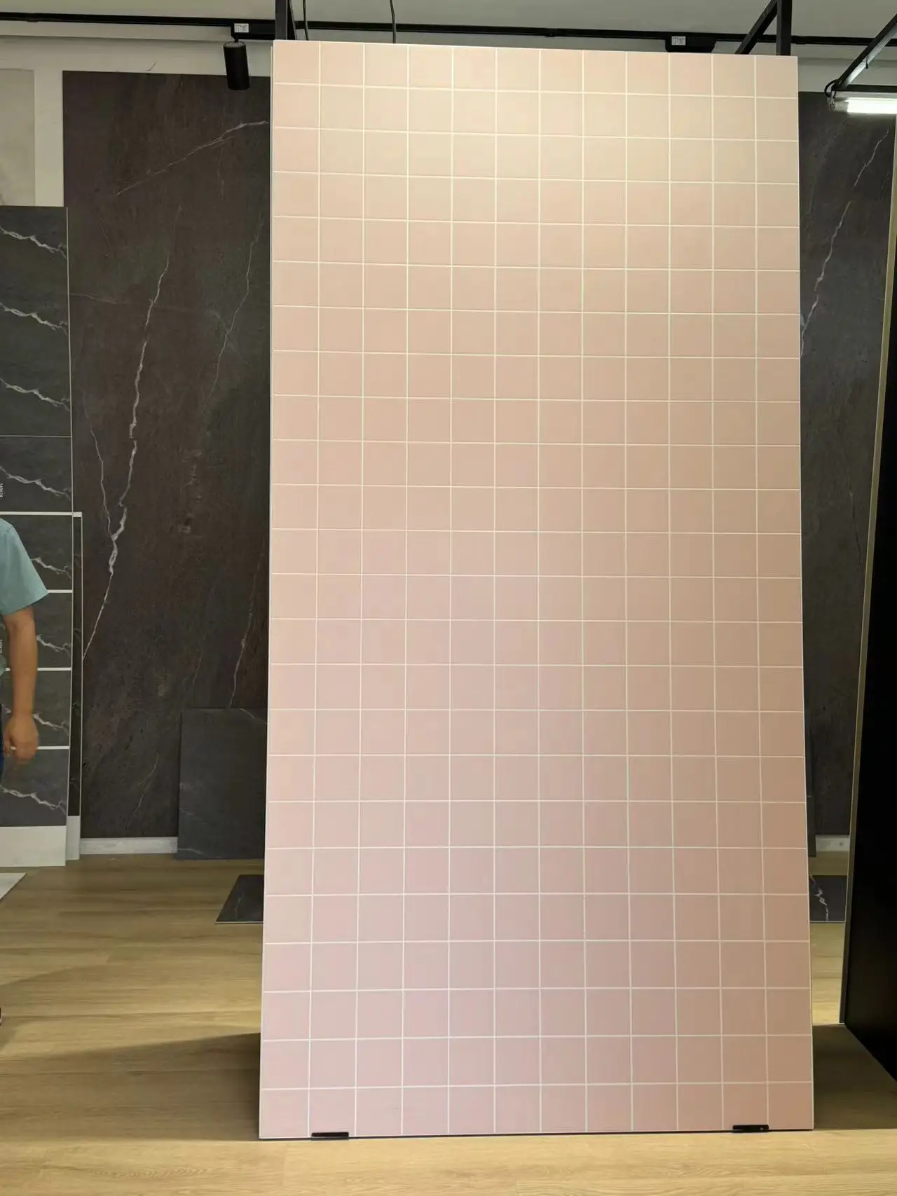 Two-story structural wall panels calcium carbonate wall panel TV wall paneling