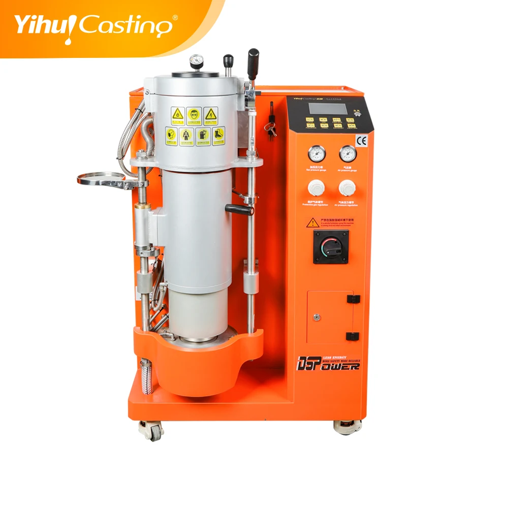 High efficiency  new technology vacuum pressure jewelry 2.5kg casting machine for gold and silver with touch panel