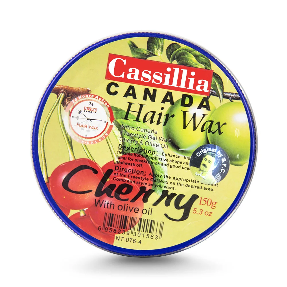 CASSILLIA OEM ODM Private Label Wholesale Neat Braid Conditioning Shining Custom Edge Control Hair Gel Hair Wax For Woman