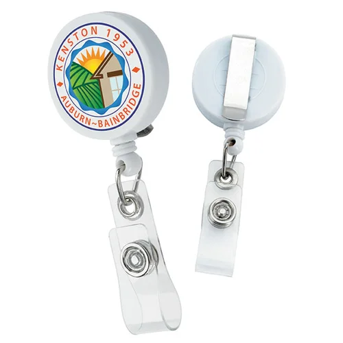 
 Полноцветный Бейдж из АБС-пластика, держатель для удостоверения личности, держатель для карт с зажимом для ремня  