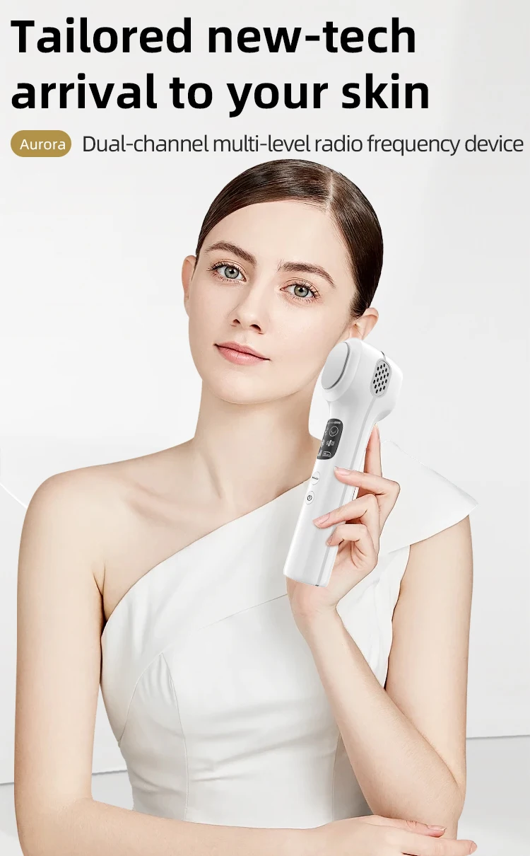 High frequency vibration skin care beauty salon grade with cooling skin tightening beauty device