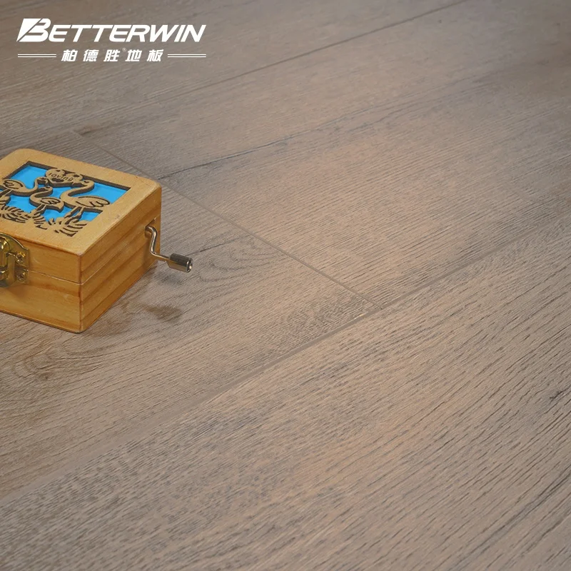 High gloss laminate flooring non slip adhesive sheet wood tiles for indoor decking flooring