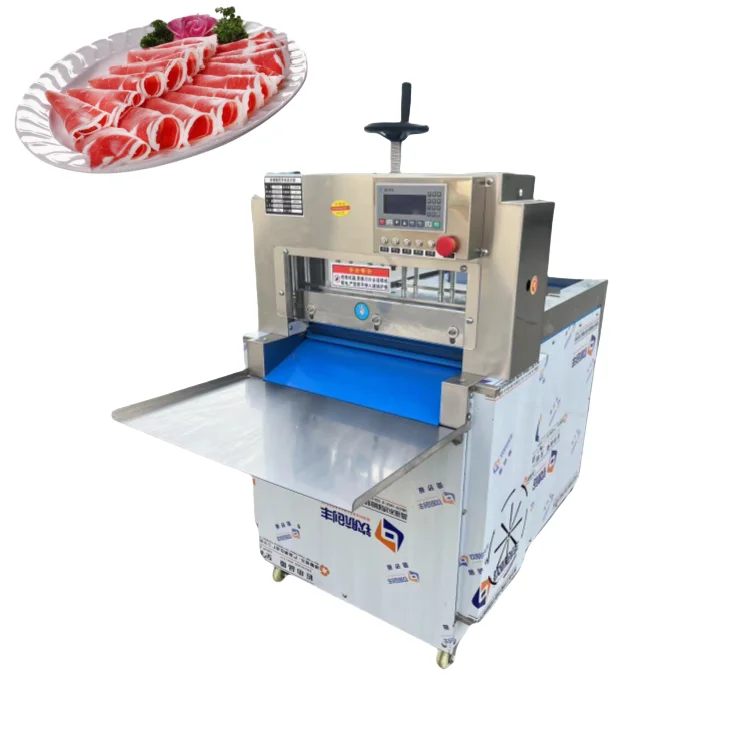 Hot Pot/Steam Boat Lamb/Sheep Meat Mutton Roll Slicing Machine Meat Slicer for Sale