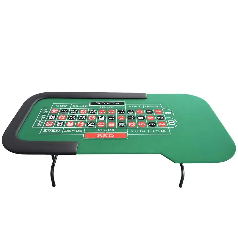 Портативный и простой в установке Baccarat Texas Club индивидуальный ручной стол для игры рулетку
