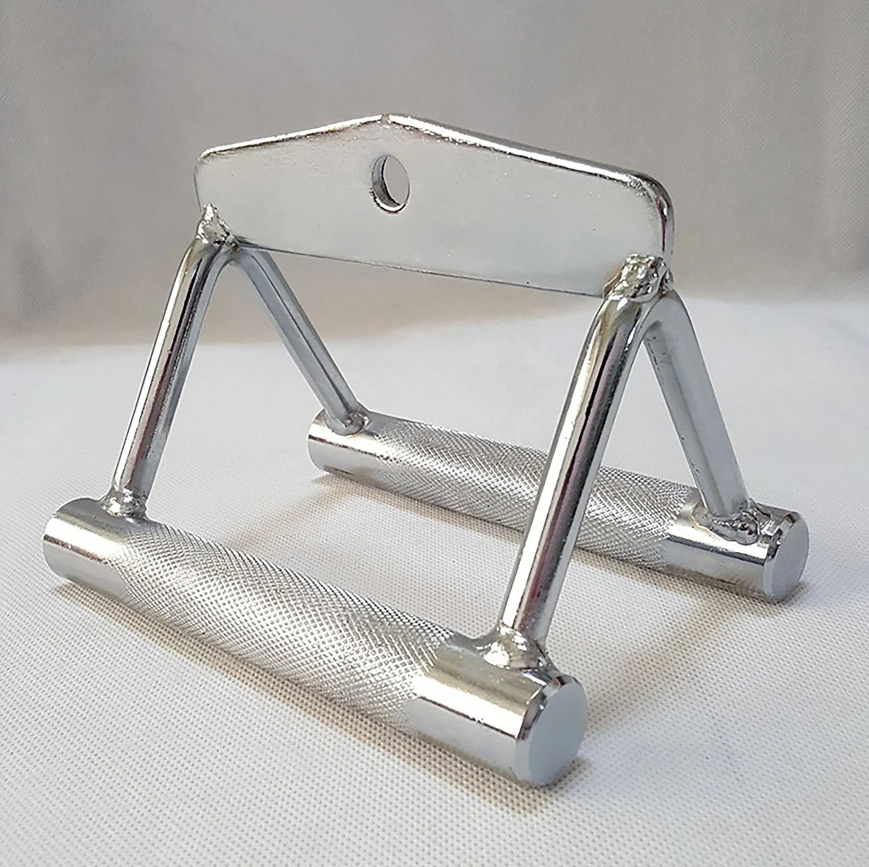 V Bar Double D Row Handle Cable Machine Accessories With Non Slip Handle And 360 Degree Steel Swivel For Gym Equipment Fitness
