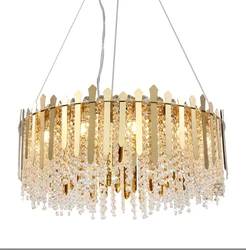 lighting manufacturer cheap price hotel lobby home indoor decor crystal ceiling pendant lights chandelier