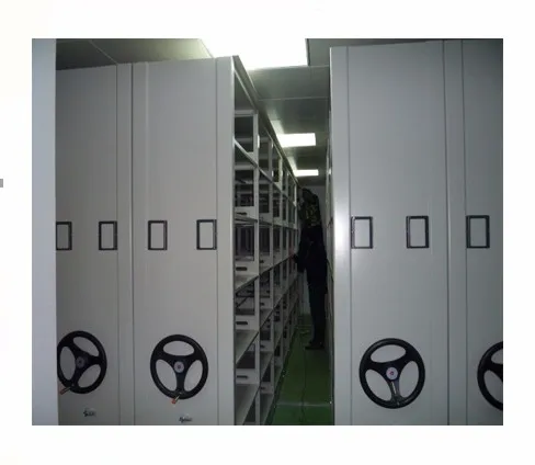 Modern Kuwait intelligent archive file steel mobile mass shelf/Library design in book shelf cabinet/document shelf