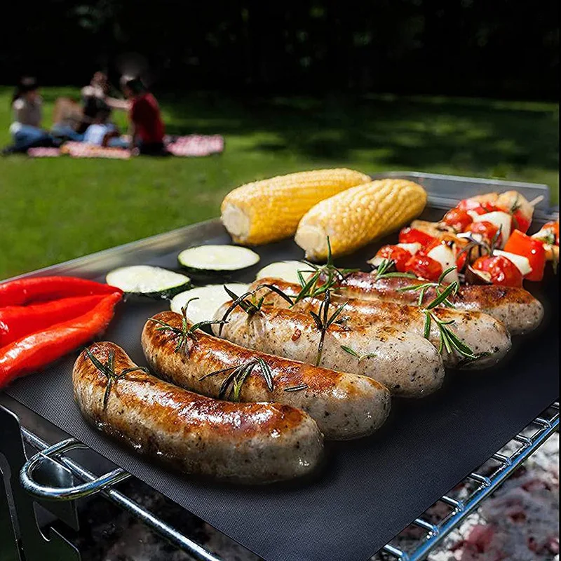 Double-Sided Fireproof Deck and Patio Protector BBQ Mat Under Grill Mats for Outdoor Grill,Under BBQ