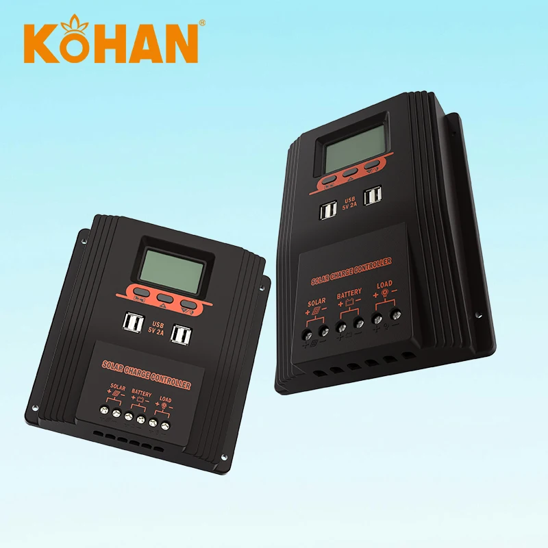 50/60/80/100A MPPT Solar Charge Controller Smart Display 12V 24V 48V Auto Solar Cell Panel Charger Regulator With Load