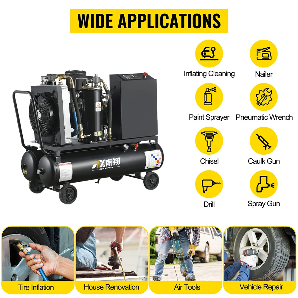 Competitive price ELECTR COMPRESSOR 11kw 15kw 1.6-2.0m3/min 10bar air compressor silent reliable manufacturer