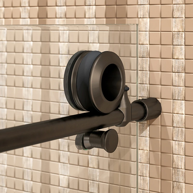 ODM OEM Bathroom shower glass door frameless shower 10mm/12mm  Door Single Shower Sliding Door