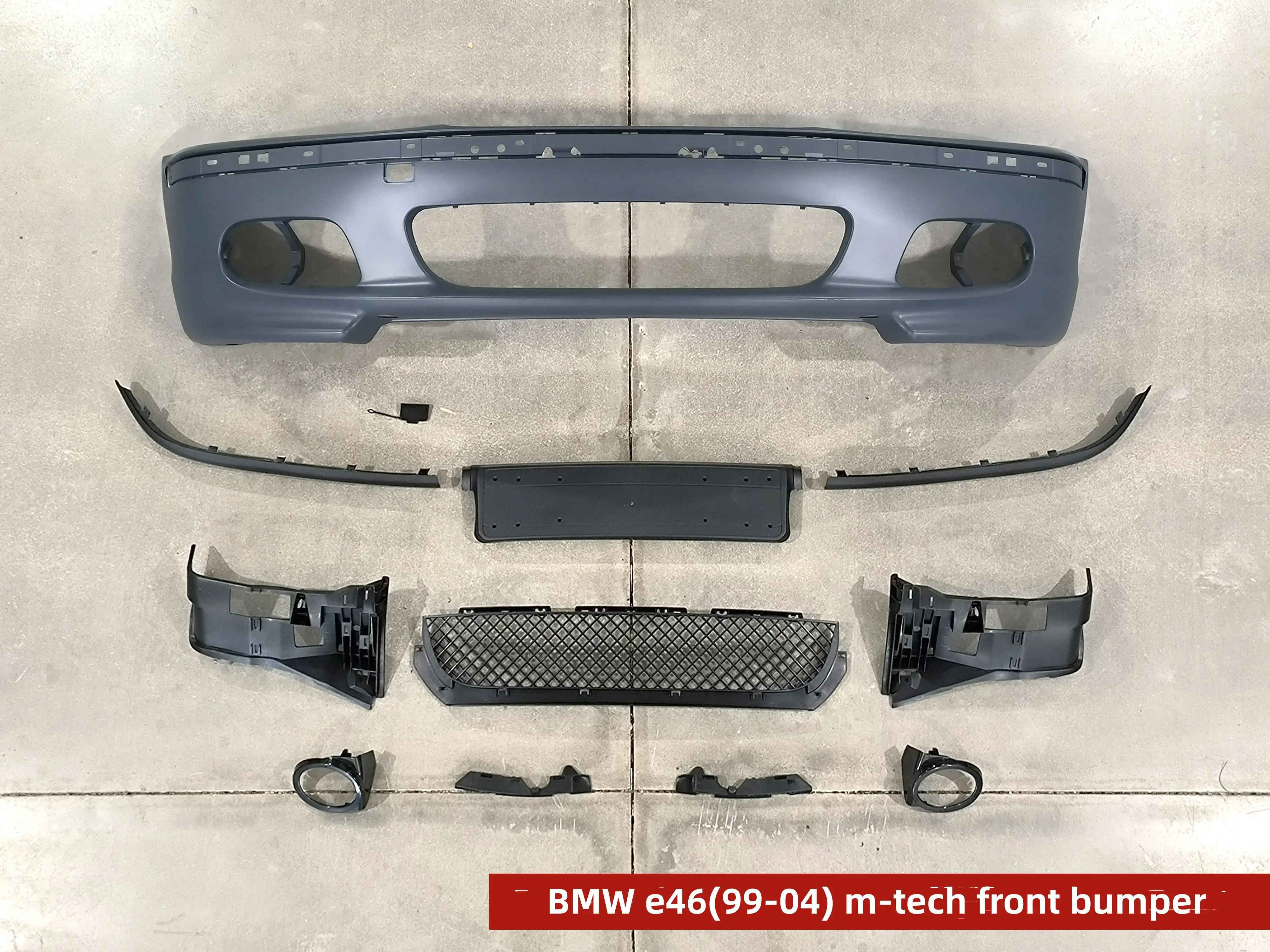 E46 accessories body kit modified upgrade m3 front bumper grille car spoiler for BMW e46 custom steering wheels