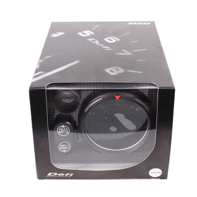 LED Instrument Display Defi 3.75 Inch 7 Colors 0-11000 RPM Stepper Motor Tachometer RPM Gauge 12V With Shift Light For Auto Car