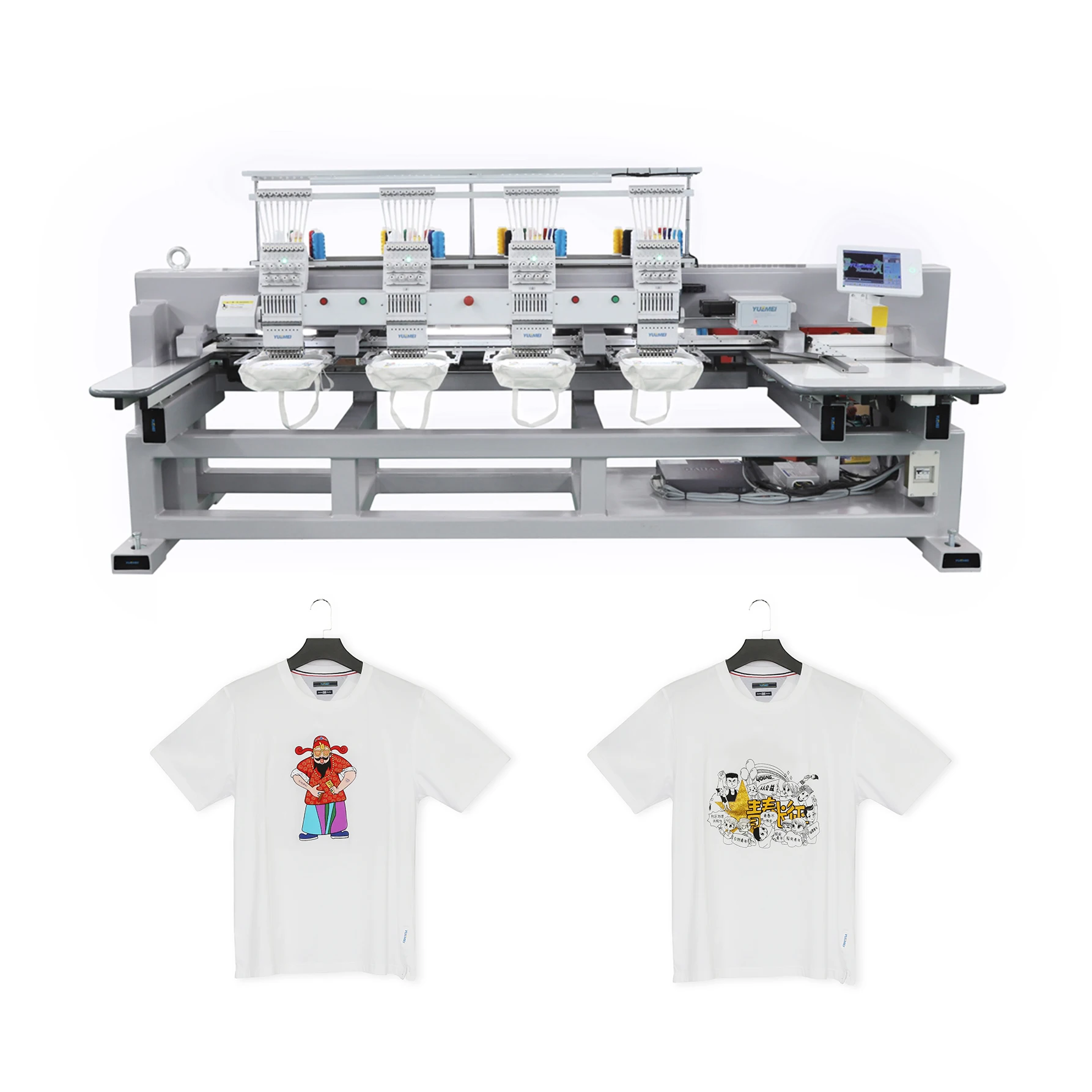 High quality embroidery machine computerized commercial tajima t shirt embroidery machine 4 head for finished garment embroidery