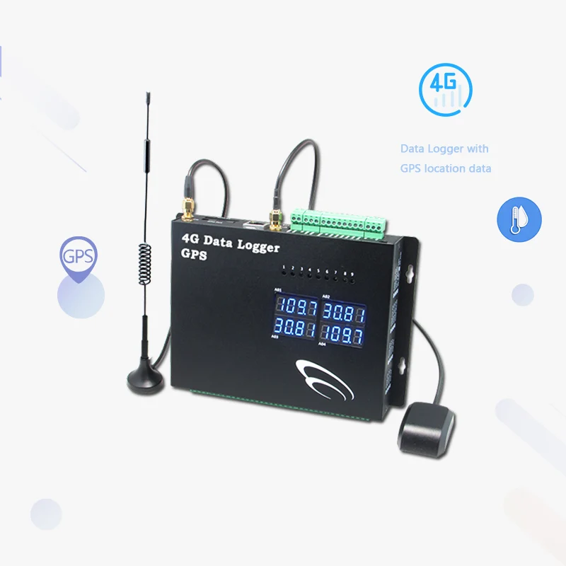 smart Temperature Humidity 4G Data Recorder lora gateway gps device