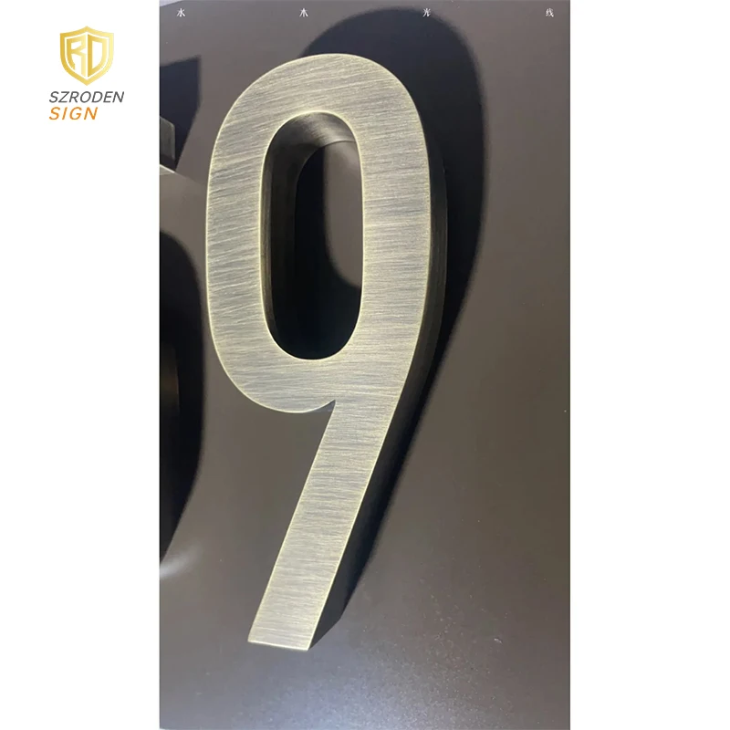 Door Number Sign Exam Room Numbers Silver Door Letter Plaque Hotel Room Numbers