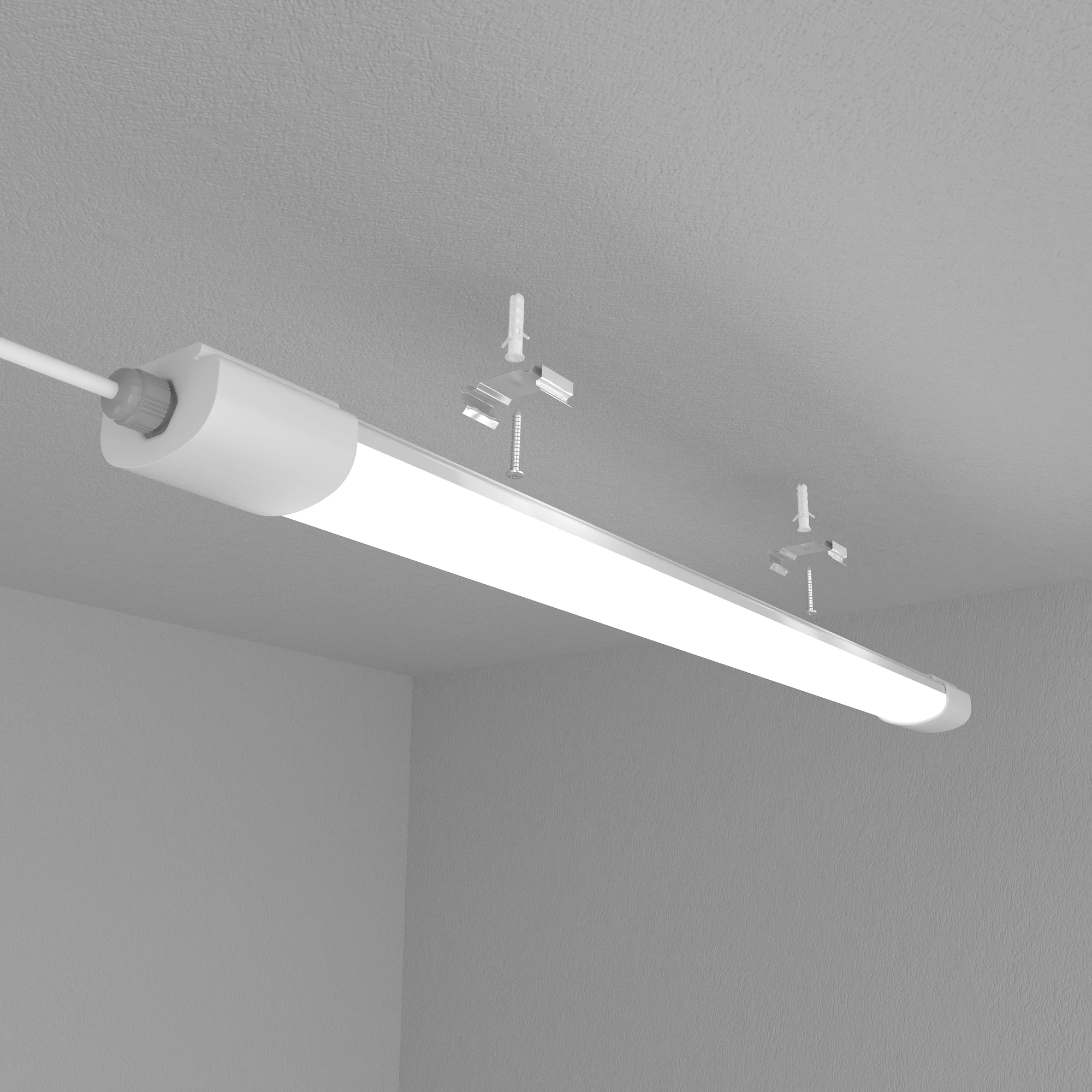 36W LED 120cm Wet Room Light Neutral White Waterproof IP65 tri-proof light for Bathroom