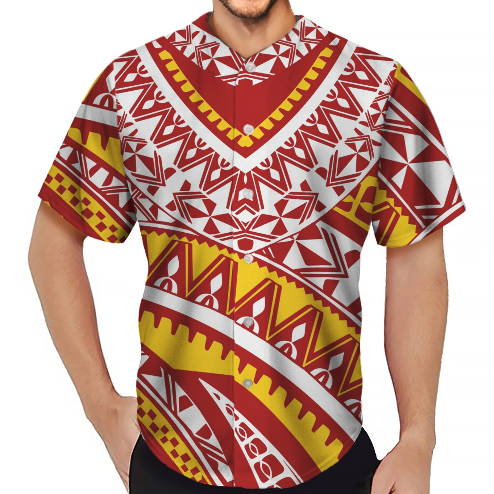 
China Quan Zhou Vendor Bright Color Tribal Printing Mix Design Mens Sporty Jersey Casual Sport Wear Custom Team Logo/Text/Photos 