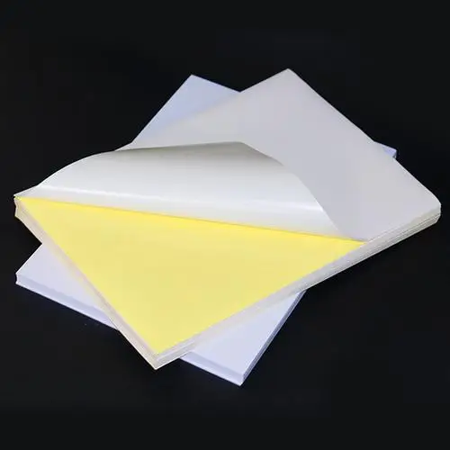 coated sticker  paper high gloss sticker paper self adhesive paper extensive used for printing&packing