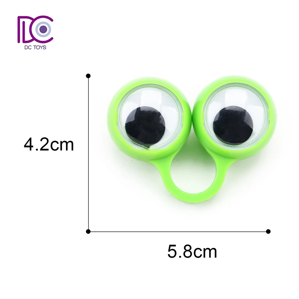 DC Hot Seller Party supplies cute gift cheap Fingers eyes finger ring Rolling Eyeball Party Favors Toy