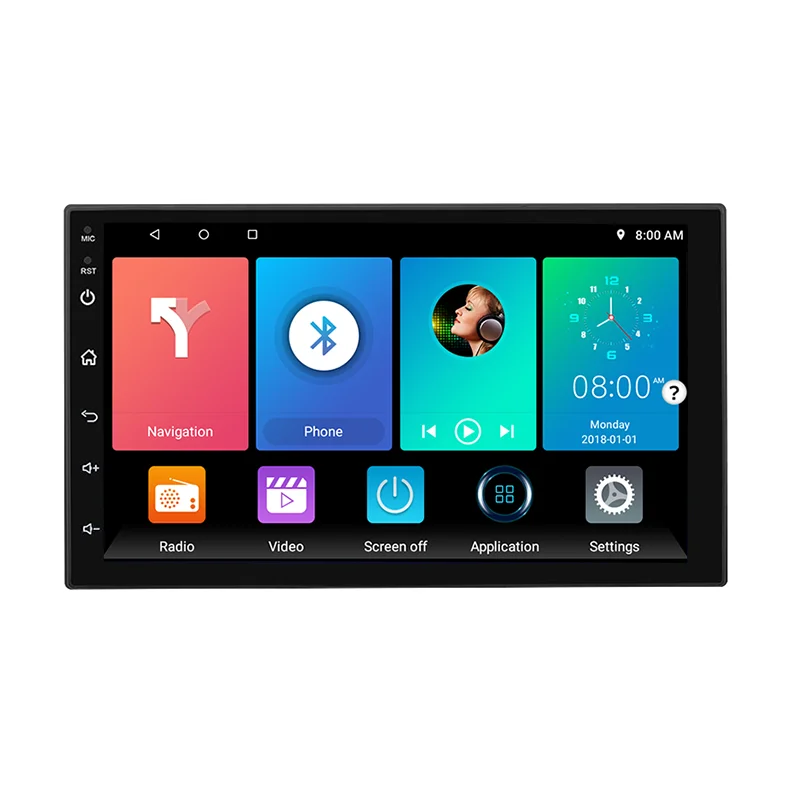 
Leshida car stereo with gps wifi android audio car Bt radio car 