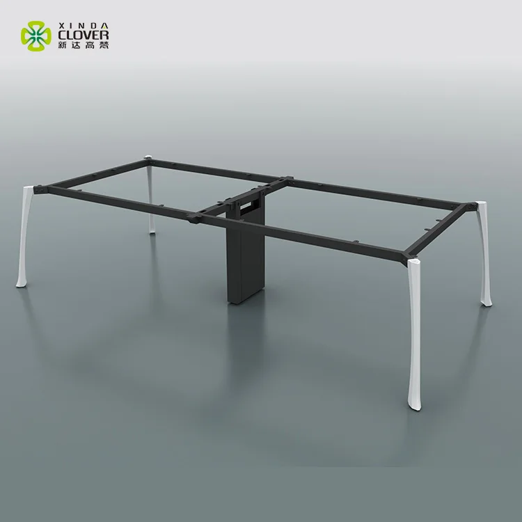 Xinda Clover Office Table Frames Metal Desk Frame Extendable Office Desk Leg